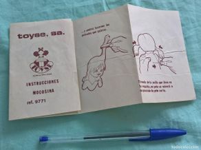Muñecas españolas modernas: Mocosina..Toyse..instrucciones..folleto..muñeca..española..